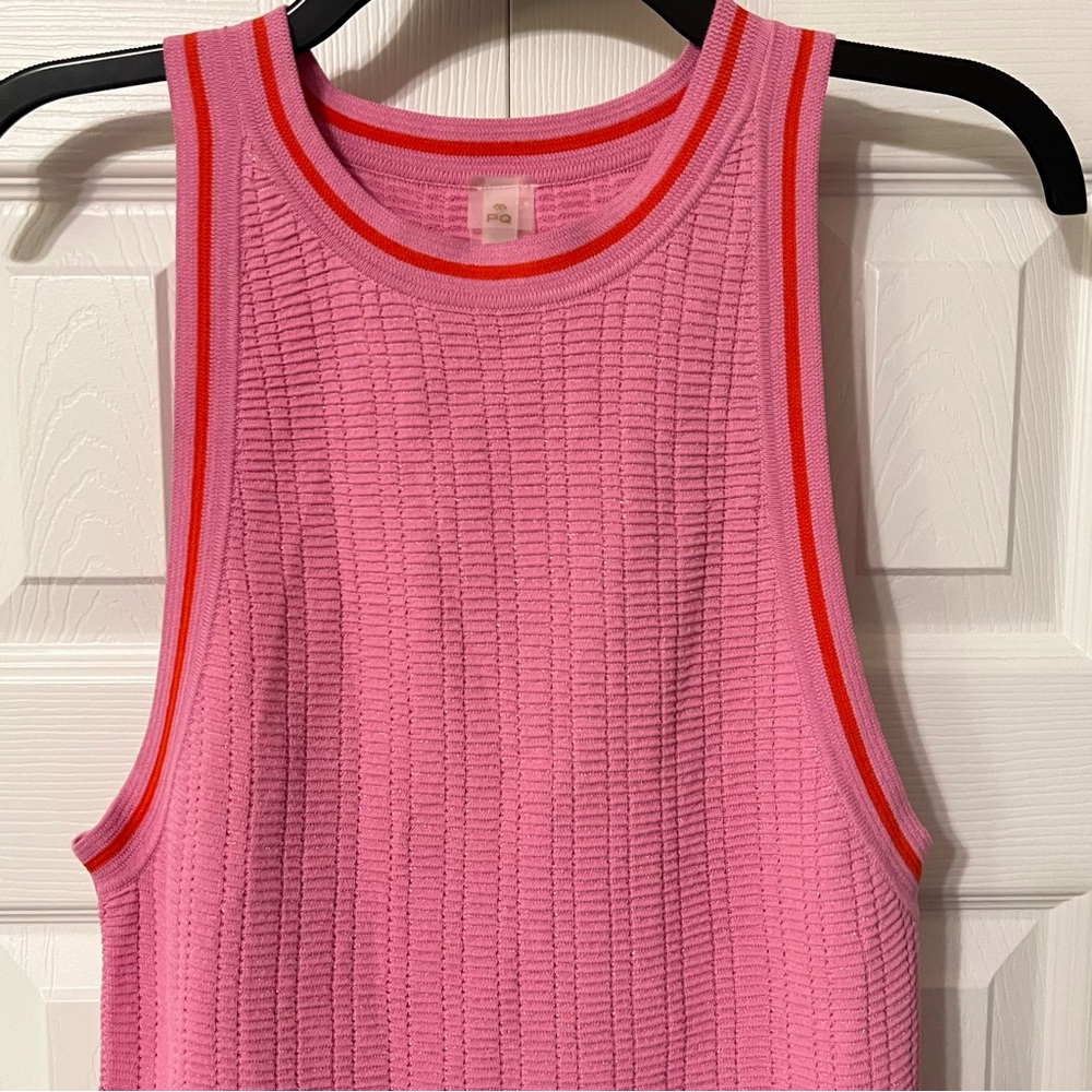 PQ SWIM Logan Swim Cover-Up Dress Pink Size XS / S - Picture 4 of 12
